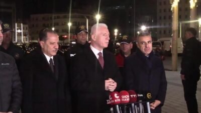 İstanbul Valisi Davut Gül, yılbaşı gecesi kent kapsamında alınan tedbirlerin 1