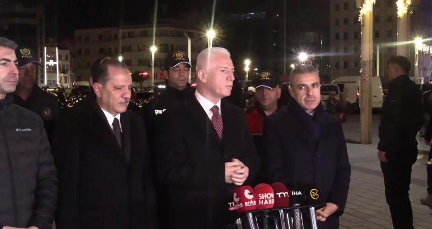 İstanbul Valisi Davut Gül, yılbaşı gecesi kent kapsamında alınan tedbirlerin 1