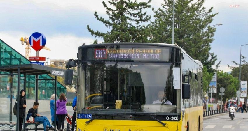 İETT, bir özel halk otobüsünün Kartal’daki çarşı durağı mevkisinde kaza