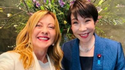 İtalya Başbakanı Giorgia Meloni ile Japonya Başbakanı Sanae Takaichi, Tokyo’da