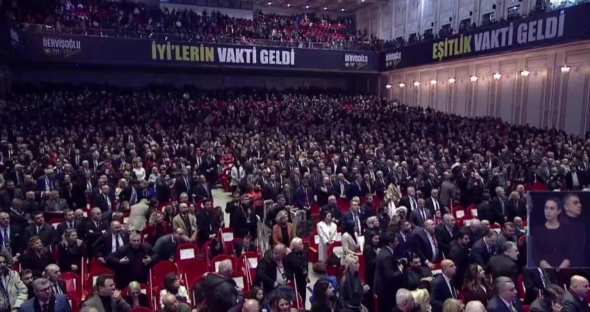 Genel Başkan Müsavat Dervişoğlu’nun tek aday olarak girdiği İYİ Parti’nin