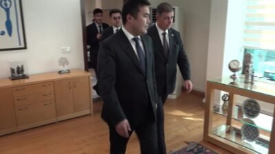 Kırgız Cumhuriyeti İstanbul Başkonsolosu Chyngyz Toktobekoviç, İzmir Büyükşehir Belediye Başkanı