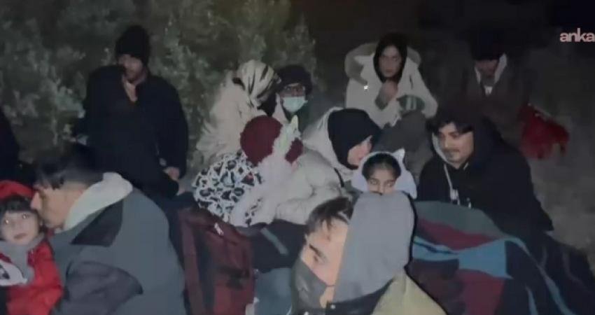 İzmir’in Çeşme ilçesinde Sahil Güvenlik ekipleri tarafından kara üzerinde tespit