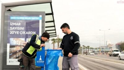 İzmir Büyükşehir Belediyesi ESHOT Genel Müdürlüğü tarafından otobüs duraklarında kullanılmak