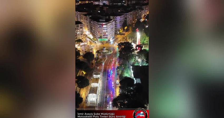 İzmir Emniyet Müdürlüğü Asayiş Şube Müdürlüğü’ne bağlı Motosikletli Polis Timleri