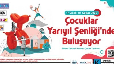 Kadıköy Belediyesi, yarıyıl tatilinde çocuklar için "Yarıyıl Şenliği" düzenliyor. 17