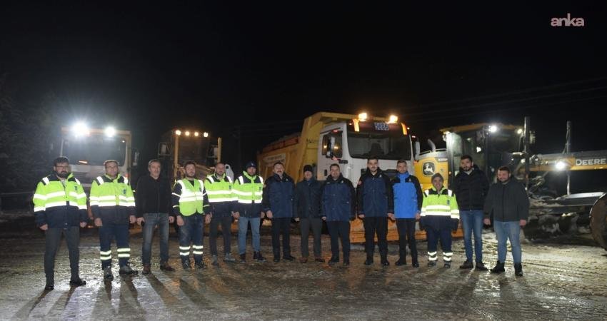 Kahramankazan Belediye Başkanı Selim Çırpanoğlu, ilçede etkili olan kar yağışının