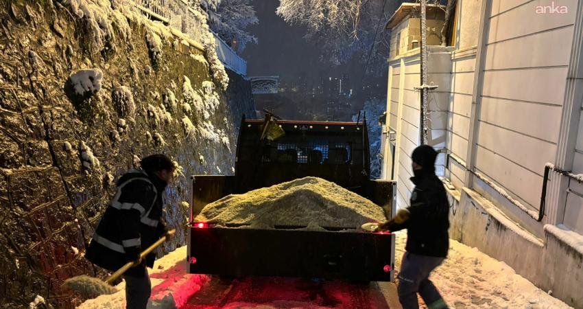 Kartal Belediyesi, olumsuz hava koşulları nedeniyle günlük yaşamın aksamaması ve