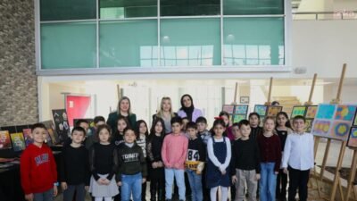 Keçiören Belediyesi Çocuk Eğitim Merkezi (ÇEM) öğrencileri tarafından hazırlanan "Sanatsal