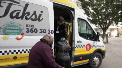 Keçiören Belediyesi tarafından hayata geçirilen Engelsiz Taksi uygulaması, engelli bireylerin