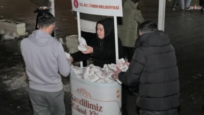 Keçiören Belediyesi, Miraç Kandili dolayısıyla ilçe genelindeki camilerde vatandaşlara kandil