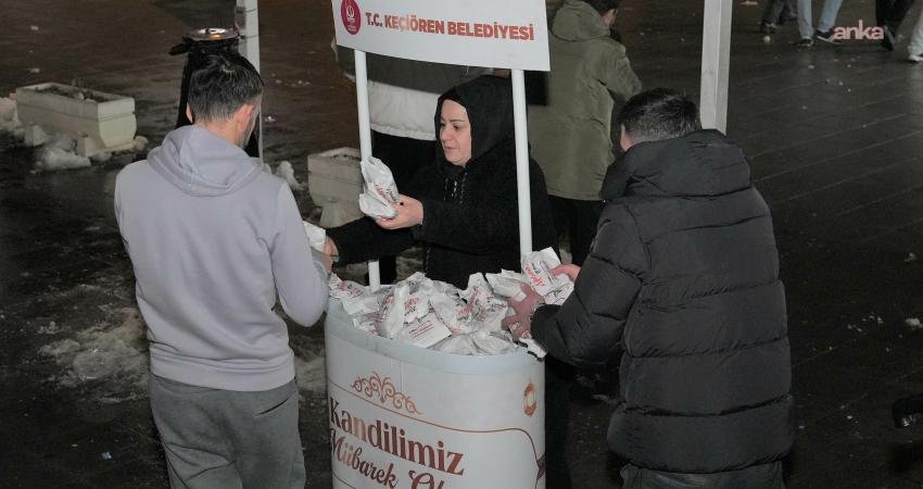 Keçiören Belediyesi, Miraç Kandili dolayısıyla ilçe genelindeki camilerde vatandaşlara kandil