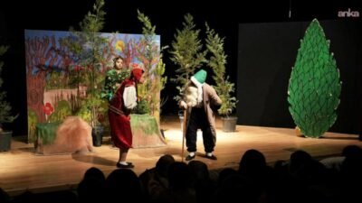 Keçiören Belediyesi’nin yarıyıl tatiline özel düzenlediği etkinlikler kapsamında sahnelenen "İbiş