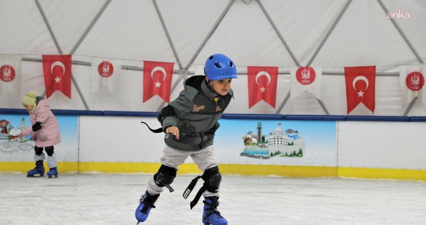Keçiören Belediyesi bünyesinde ücretsiz olarak hizmet veren Ahmet Çalık Buz