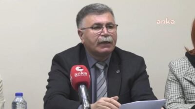 Kamu Emekçileri Sendikaları Konfederasyonu (KESK) Eş Genel Başkanı Ahmet Karagöz, yaptığı