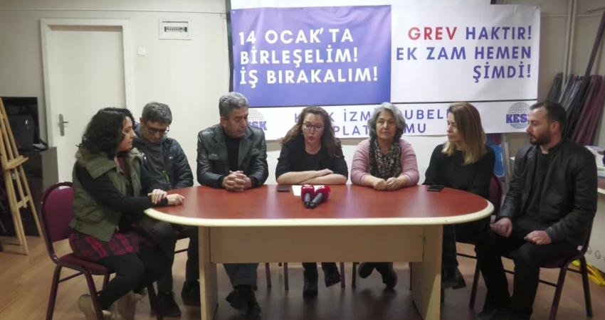 KESK’ten 14 Ocak’ta iş bırakma kararı: “Her geçen gün daha fazla yoksullaşıyoruz” KESK, kamu emekçilerinin maaşlarının enflasyon karşısında eridiğini belirterek, 14 Ocak’ta