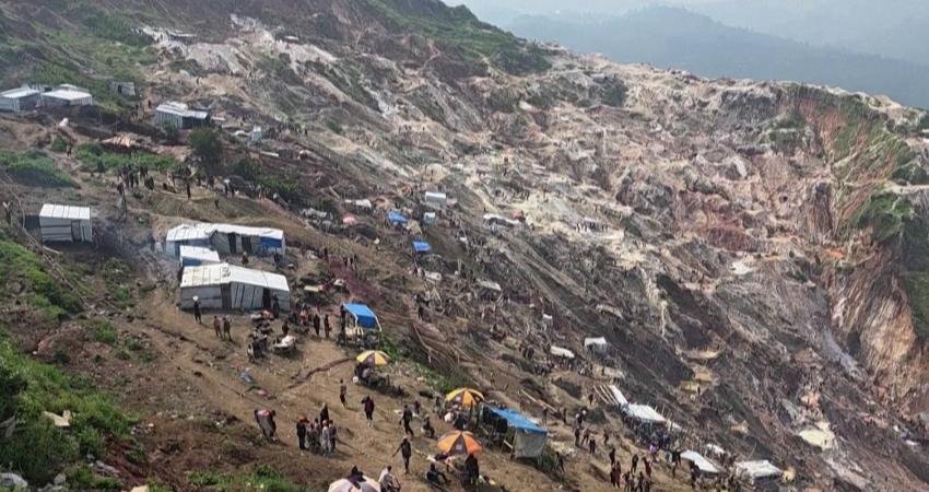  Demokratik Kongo Cumhuriyeti’nin doğusunda bulunan Rubaya koltan madeninde meydana gelen