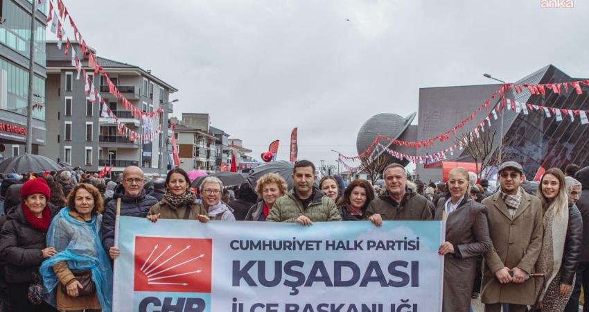 Kuşadası Belediye Başkanı Ömer Günel, CHP’nin Denizli'de düzenlediği "Millet İradesine