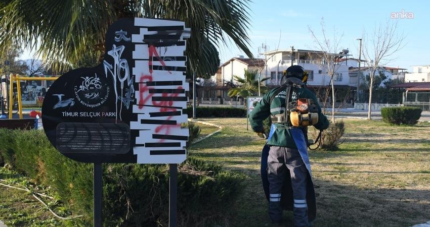 Kuşadası Belediyesi Park ve Bahçeler Müdürlüğü ekipleri, kentin yeşil dokusunu