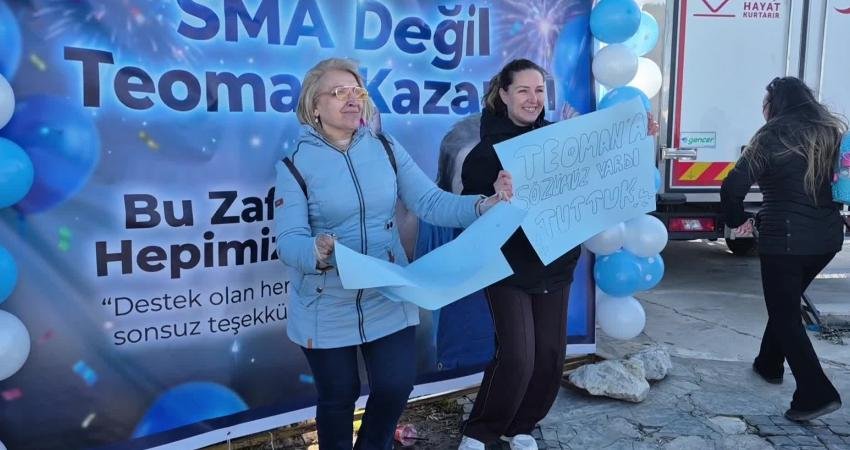 Kuşadası’nda SMA Tip 1 hastası 6 aylık Teoman Çiftçi’nin Aydın