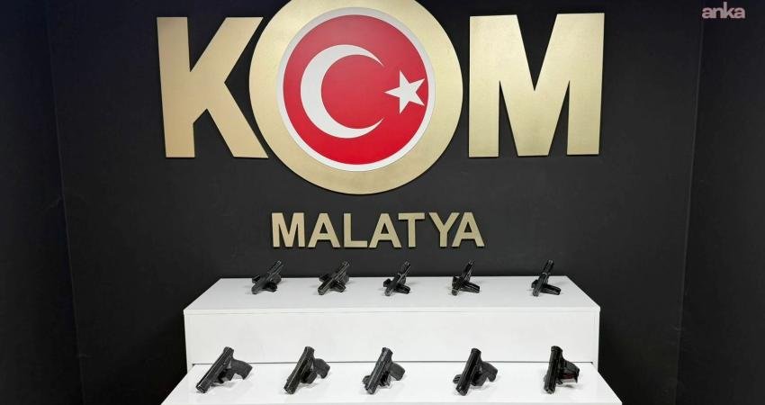 Malatya’da polis ekiplerinin ruhsatsız silah satışı ve bulundurulmasına yönelik düzenlediği