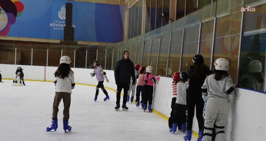 Maltepe Belediyesi, yarıyıl tatilinde 8-13 yaş arası çocukları Silivrikapı Buz