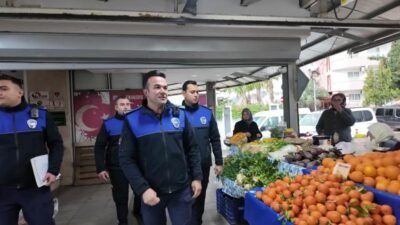 Marmaris Belediyesi Zabıta Müdürlüğü, pazar yerlerinde düzenin sağlanması ve vatandaşların