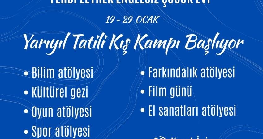 Menderes Belediyesi’nden çocuklar için kış kampı Menderes Belediyesi, yarıyıl tatilinde çocuklar için Ferdi Zeyrek Engelsiz Çocuk