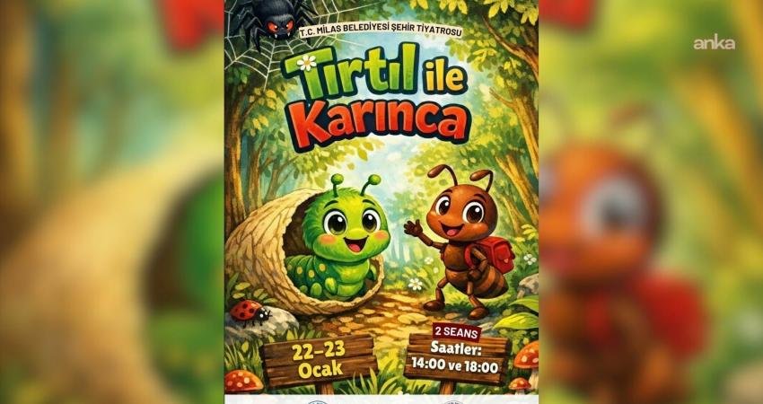 Milas Belediyesi, çocukların yarıyıl tatilini keyifli geçirmesini sağlamak için "Tırtıl