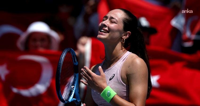 Milli tenisçi Zeynep Sönmez, Avustralya Açık ikinci tur mücadelesinde Macar