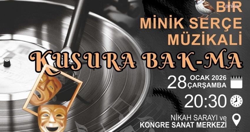 Menderes Belediyesi, “Bir Minik Serçe Müzikali: Kusura Bak-ma” adlı müzikali