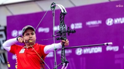 Muğla Büyükşehir Belediyesi sporcusu ve milli okçu Emircan Haney, Dünya