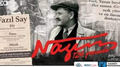 Nazım Hikmet, doğumunun 124'üncü yılında Kadıköy Belediyesi’nin ev sahipliğinde 15