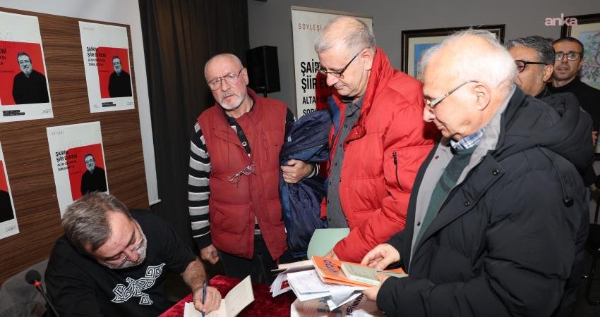 Nilüfer Belediyesi’nin düzenlediği "Şairin Şiir Evreni" söyleşisine konuk olan şair