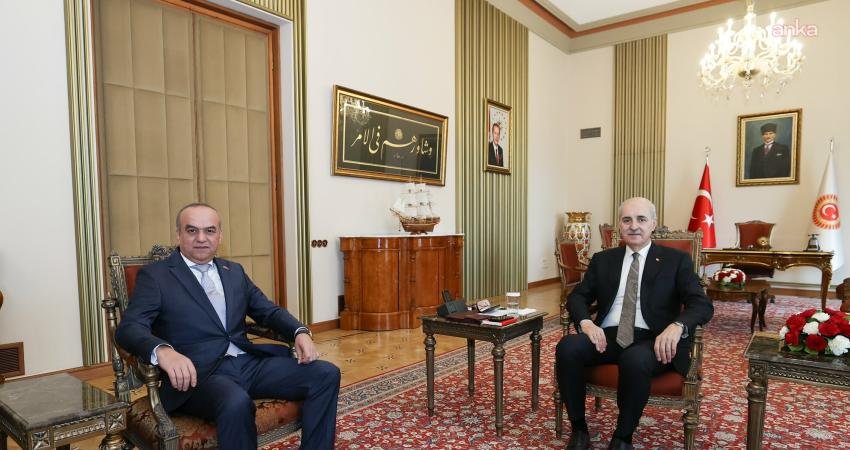 Numan Kurtulmuş, Tacikistan’ın Ankara Büyükelçisi Sodiq Ashurboyzoda İmomi’yi kabul etti TBMM Başkanı Numan Kurtulmuş, Tacikistan’ın Ankara Büyükelçisi Sodiq Ashurboyzoda İmomi’yi makamında kabul