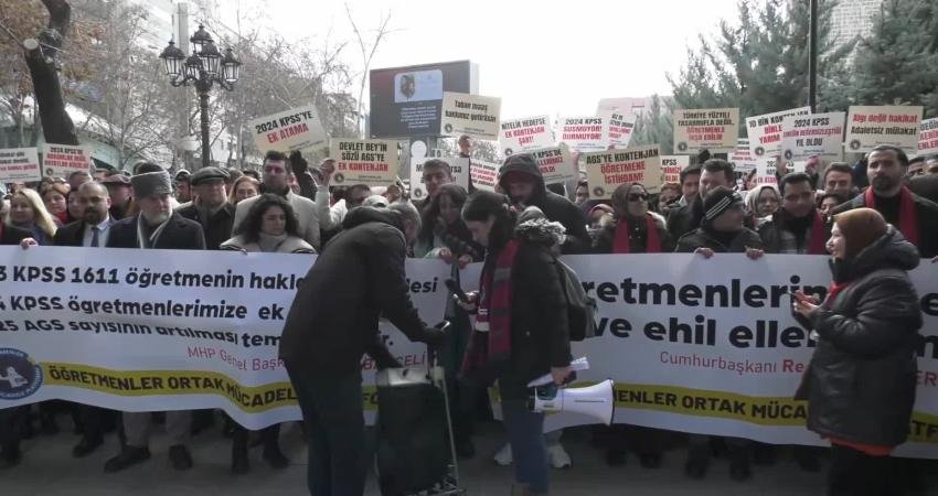 Mülakat mağdurları, ek atama bekleyen öğretmenler, özel sektör öğretmenleri ve