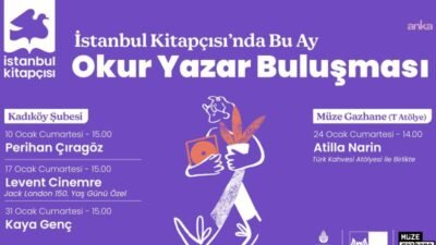 İBB Kültür AŞ’nin İstanbul Kitapçısı şubelerinde düzenlediği Okur Yazar Buluşması,