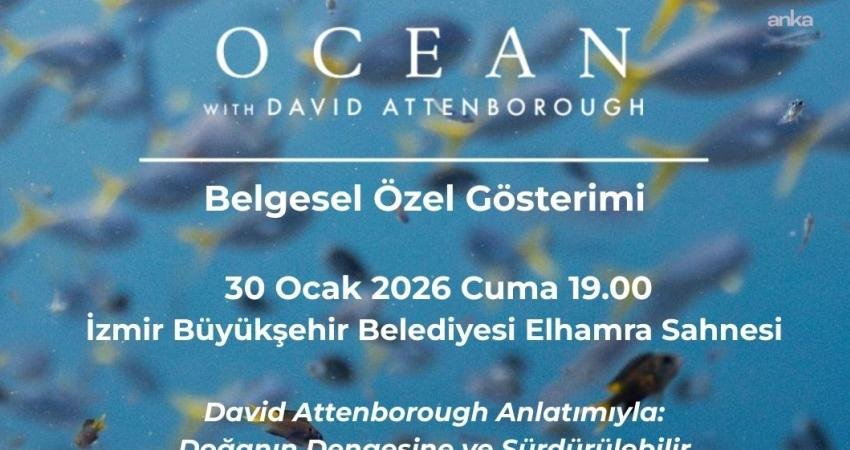 Okyanusların sesi Elhamra Sahnesi’nde İzmir Büyükşehir Belediyesi, İzmir Akdeniz Akademisi ve Akdeniz Koruma Derneği