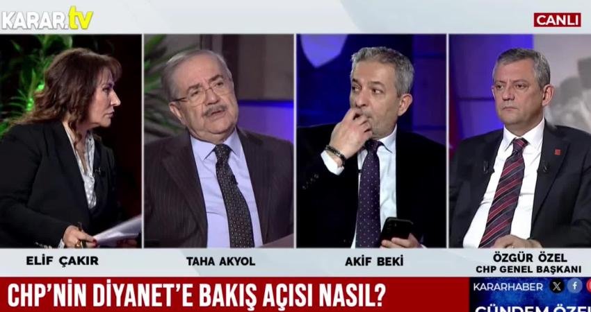 CHP Genel Başkanı Özgür Özel, "Adayımız Ekrem İmamoğlu. Cesareti varsa