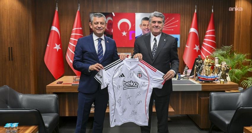 CHP Genel Başkanı Özgür Özel, Beşiktaş JK Başkanı Serdal Adalı ile