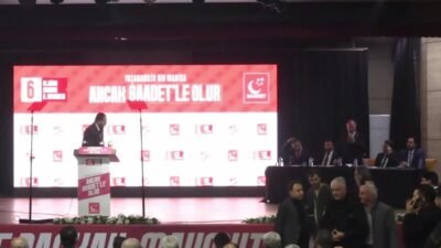 Saadet Partisi Genel Başkanı Mahmut Arıkan, partisinin Manisa 6. Olağan