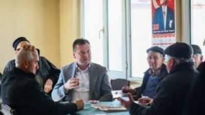 Silivri Belediye Başkanı Bora Balcıoğlu, mahalle ziyaretleri kapsamında Çayırdere’de vatandaşlarla