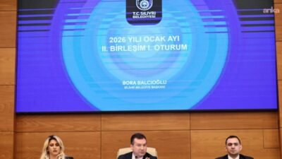 Silivri Belediye Başkanı Bora Balcıoğlu, Belediye Meclis Toplantısı’nın ikinci oturumunda,