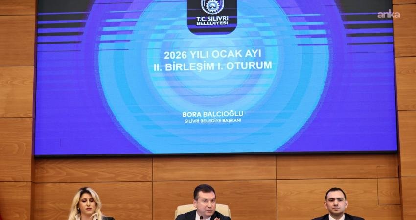 Silivri Belediye Başkanı Bora Balcıoğlu, Belediye Meclis Toplantısı’nın ikinci oturumunda,