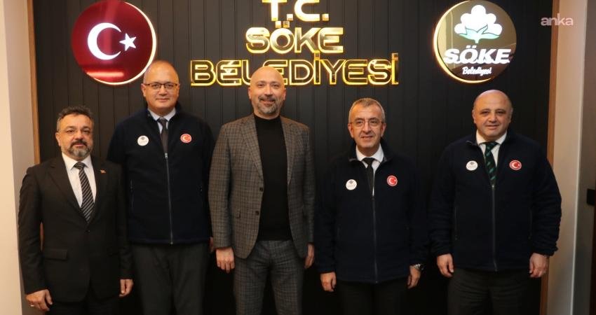 Söke Belediye Başkanı Mustafa İberya Arıkan, İlbank İzmir Bölge Müdürü İzzet