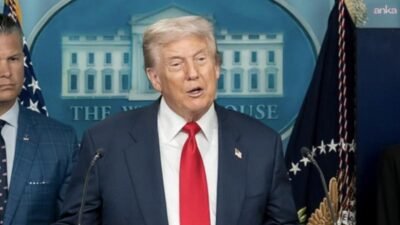 ABD Başkanı Donald Trump,  Beyaz Saray'da düzenlediği basın toplantısında, Suriye’deki