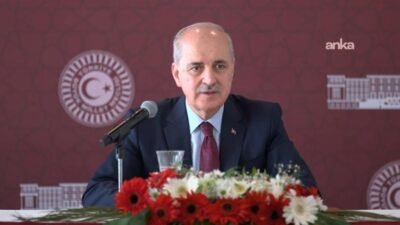 TBMM Başkanı Numan Kurtulmuş, Nusaybin-Kamışlı sınır hattında Türk bayrağının indirilmesine