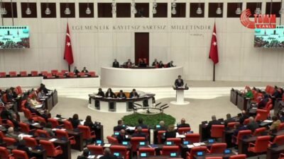 TBMM Genel Kurulu'nda DEM Parti tarafından "Suriye'nin Halep şehrinde sivillere