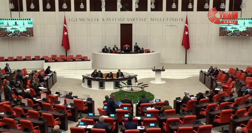 TBMM Genel Kurulu'nda TBMM Başkanvekili Celal Adan, Mardin Nusaybin sınırında