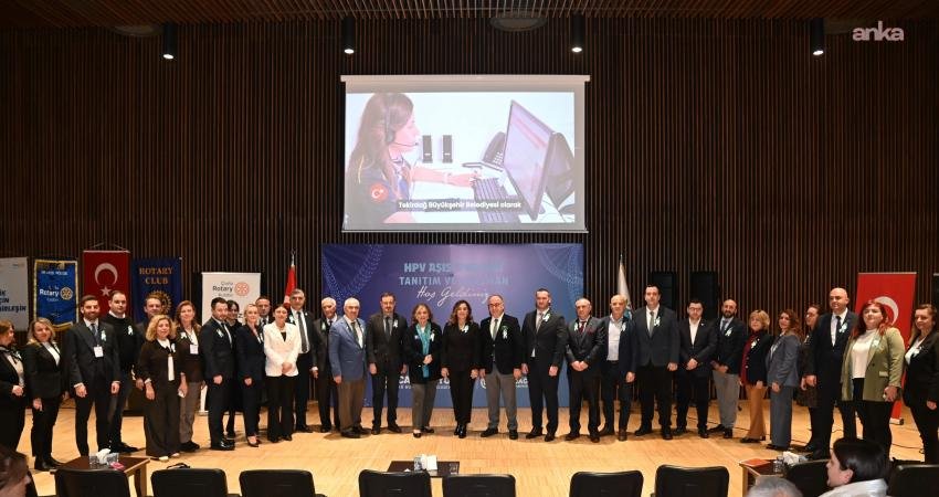 Tekirdağ Büyükşehir Belediyesi ve Rotary Kulübü ortaklığıyla yürütülen "HPV Aşısı